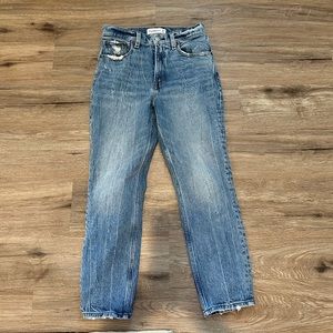 Abercrombie & Fitch High Rise Mom Jean Short